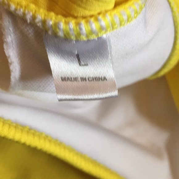 Yellow Bandeau Bikini - Picture 3 of 3